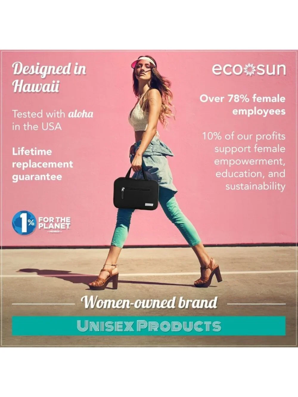 Water-Resistant Hanging Travel Toiletry Bag - Eco-Friendly Organizer for